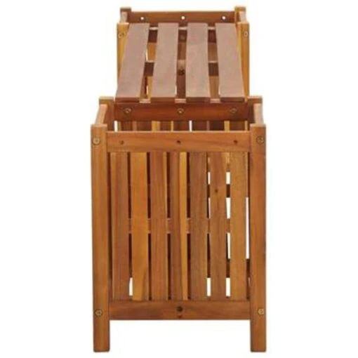 VidaXL Tuinbank Met 2 Bloembakken 150x30x40 Cm Massief Acaciahout -Tuinstoelen Verkoop aa3ffb9cf23c436795482a08b723399e