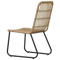 VidaXL Tuinstoelen 2 Stuks Poly Rattan Eikenkleurig -Tuinstoelen Verkoop afb53fb0fe1e4070a19563dff1e4fa7d