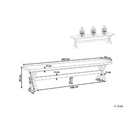 Beliani Tuinbank OLBIA - Wit Vezelcement -Tuinstoelen Verkoop ccc6c71d3fd243cd923c43d13e5f3402